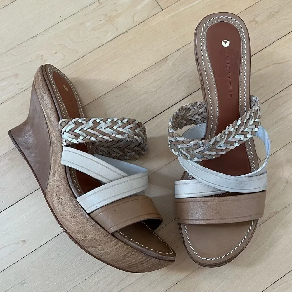 Leifsdottir Onni Wedge Leather Sandal 39.5